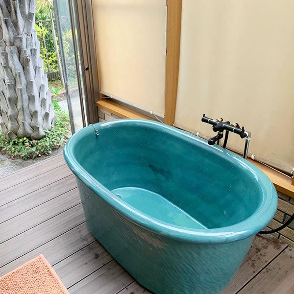 小判型 幅1200×奥行750×高さ550mm 信楽焼浴槽 陶器浴槽 陶器風呂 つぼ