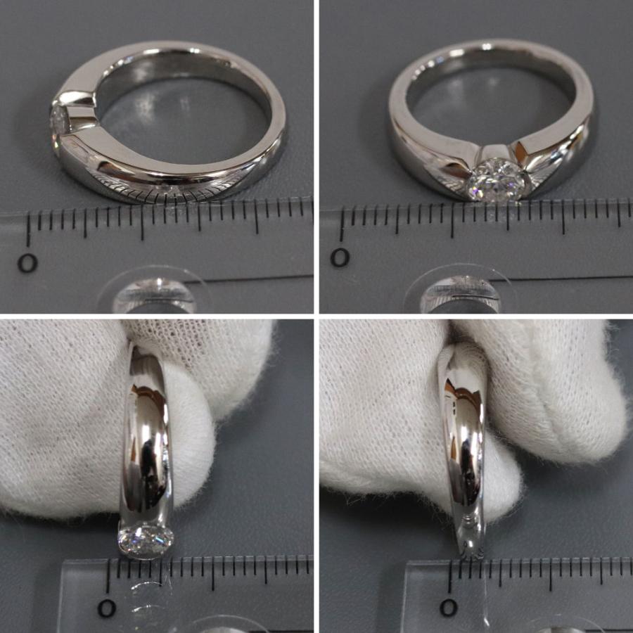 【極美品】✨Pt900 ダイヤモンド　リング 8号　ケイウノ　プラチナ　指輪 K.uno（ケイウノ） Pt900ダイヤモンドリング D0.528 #9 9.8g プラチナ