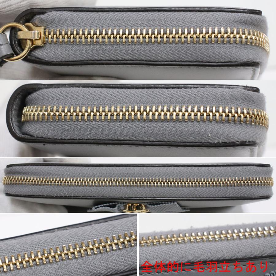 GG Marmont グッチ プチマーモント レザー ジップアラウンドウォレット