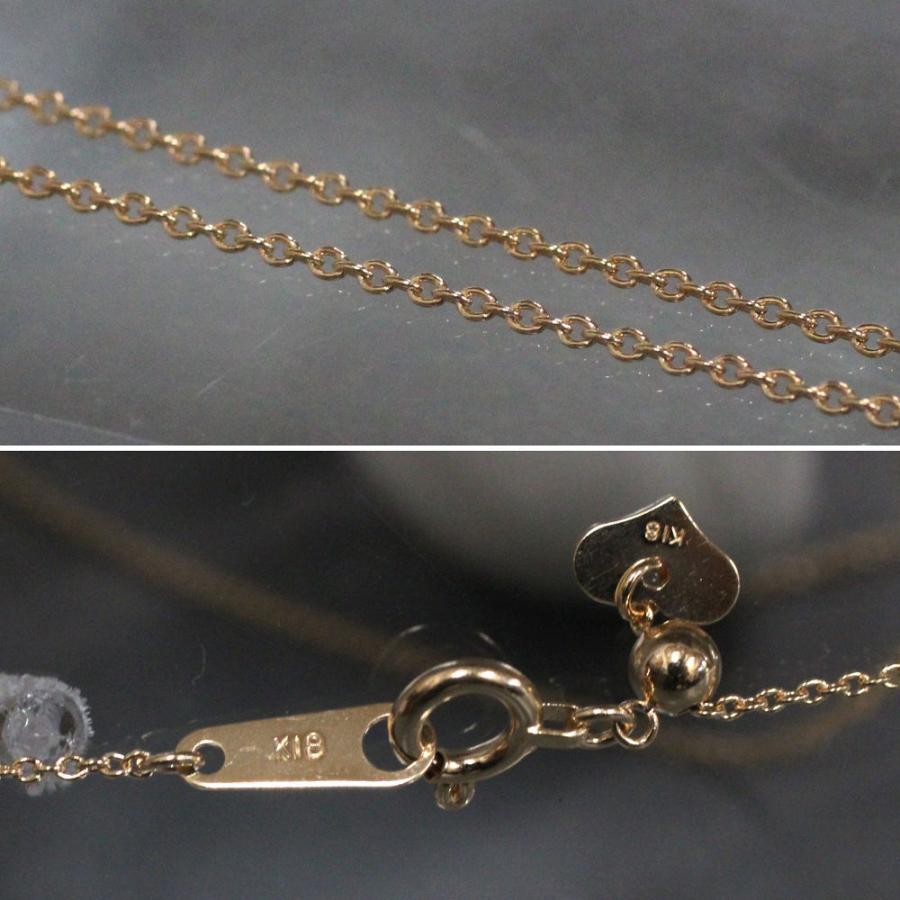 K18ブラウンダイヤモンドペンダント D1.009 D0.36 3.7g ソーティング  