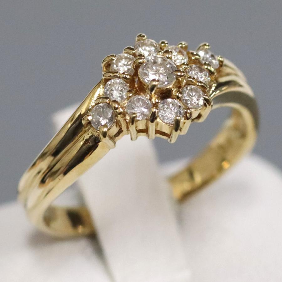 K18ダイヤモンドリング D0.34 4.0g #11 : 22063109 : 鴫原質店 - 通販  