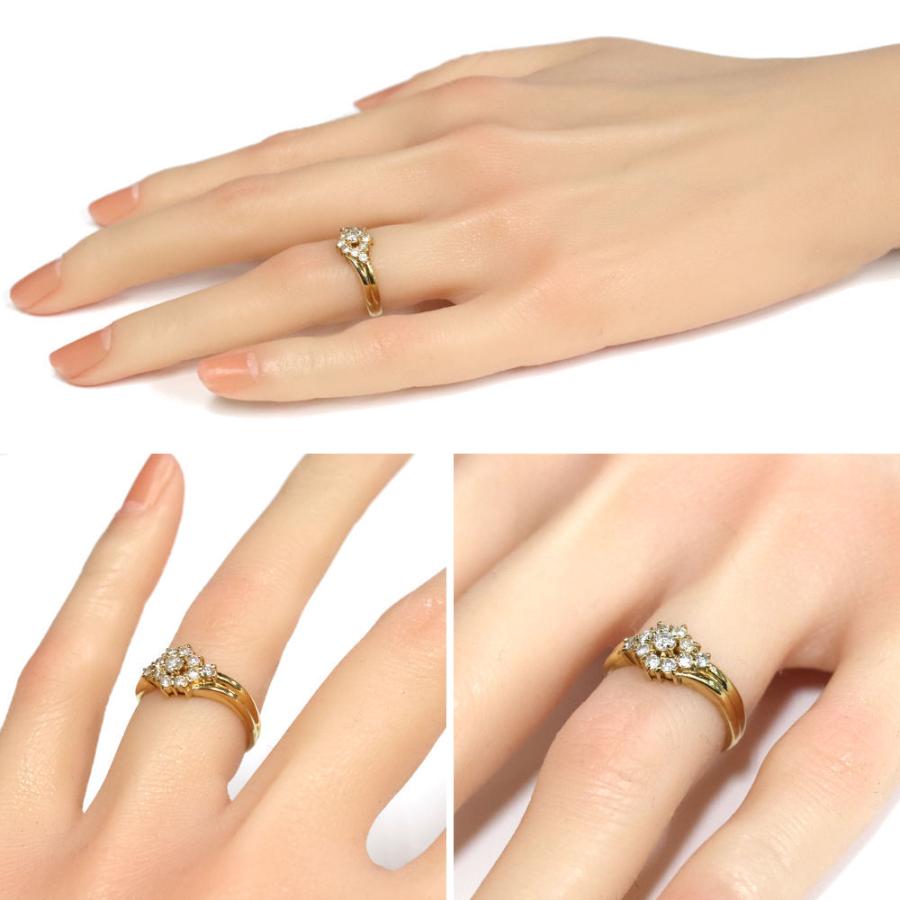 K18ダイヤモンドリング D0.34 4.0g #11 : 22063109 : 鴫原質店 - 通販  