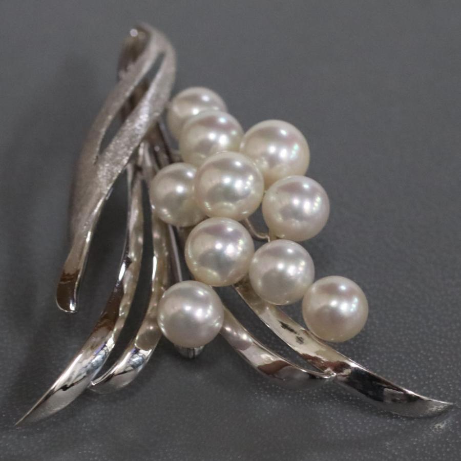MIKIMOTO ミキモト K14WGパールブローチ 13.4g : 鴫原質店 MIKIMOTO ミキモト K14WGパールブローチ 13.4g : 鴫原質店