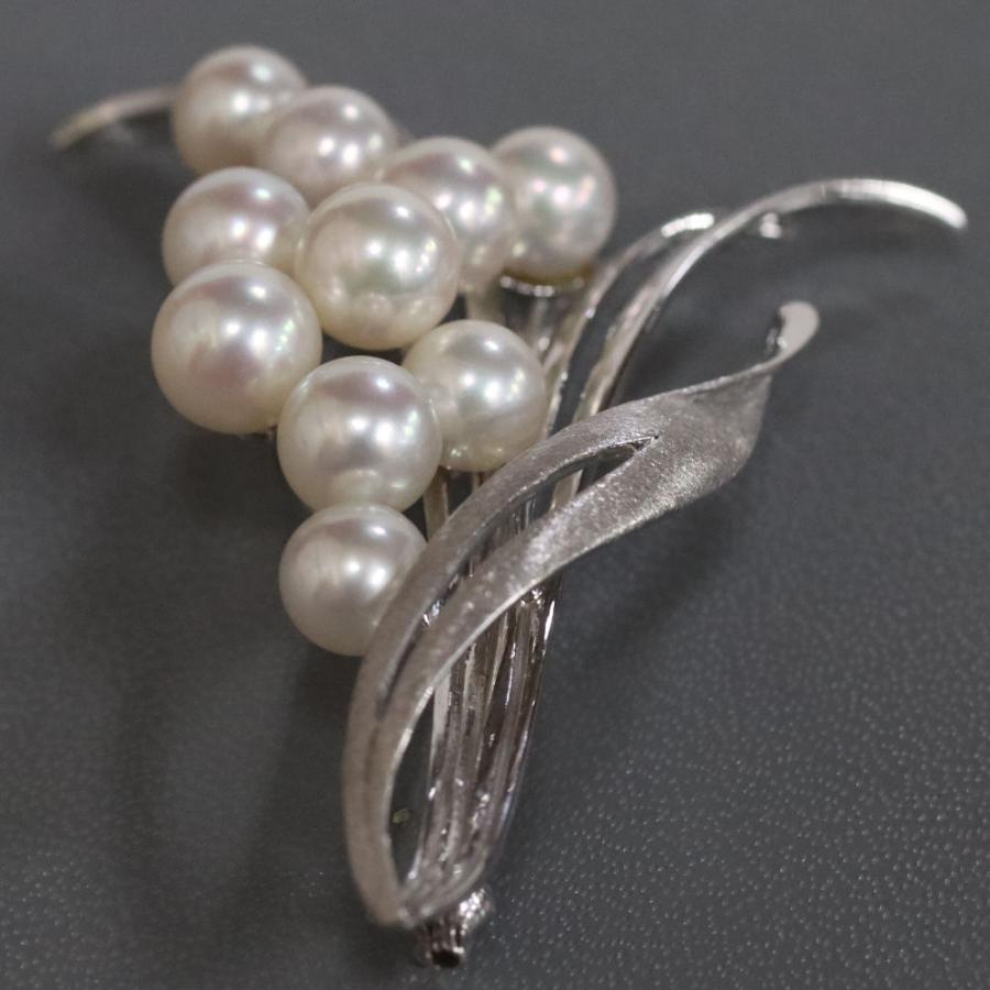 MIKIMOTO ミキモト K14WGパールブローチ 13.4g : 鴫原質店 MIKIMOTO ミキモト K14WGパールブローチ 13.4g : 鴫原質店