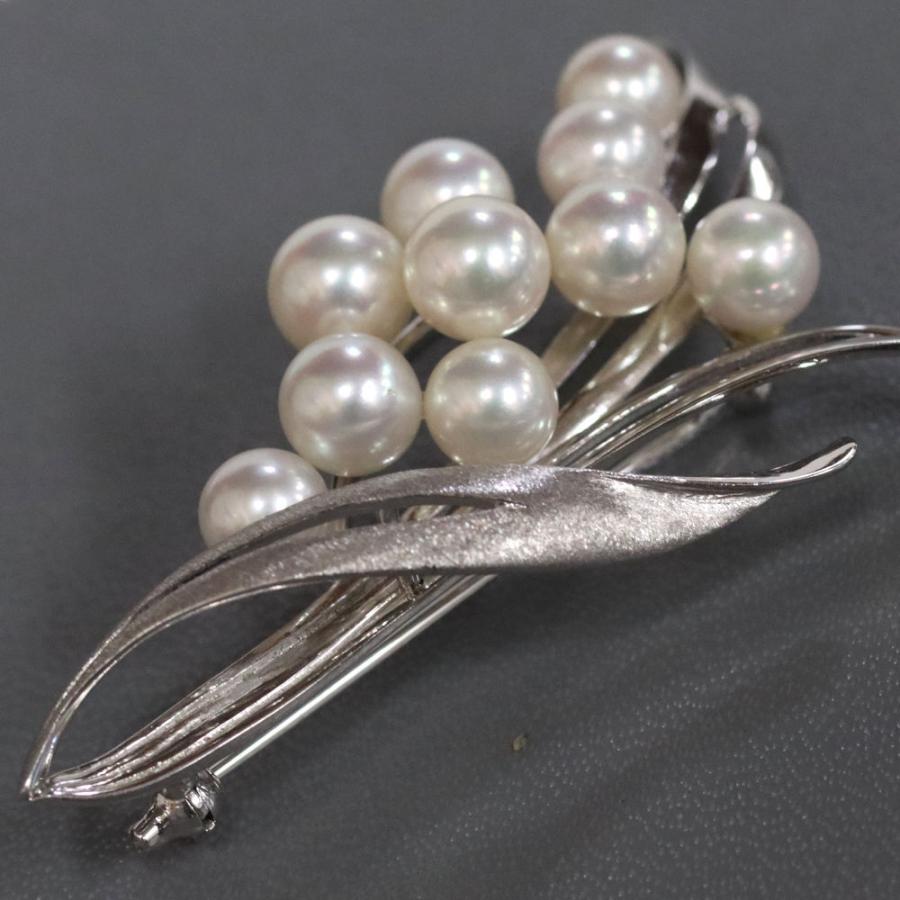MIKIMOTO ミキモト K14WGパールブローチ 13.4g : 鴫原質店 MIKIMOTO ミキモト K14WGパールブローチ 13.4g : 鴫原質店