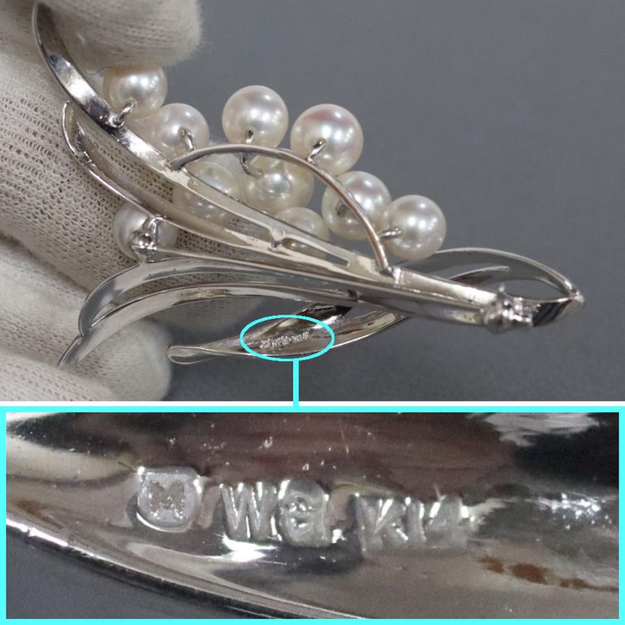 MIKIMOTO ミキモト K14WGパールブローチ 13.4g : 鴫原質店 MIKIMOTO ミキモト K14WGパールブローチ 13.4g : 鴫原質店