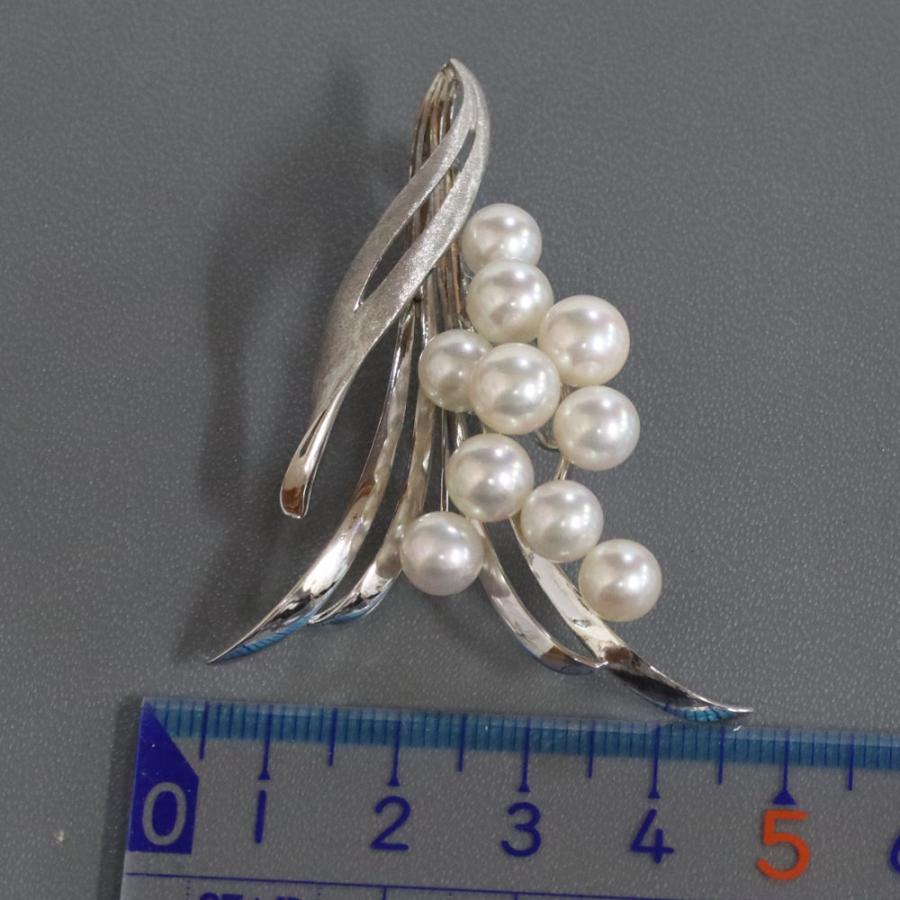 MIKIMOTO ミキモト K14WGパールブローチ 13.4g : 鴫原質店 MIKIMOTO ミキモト K14WGパールブローチ 13.4g : 鴫原質店
