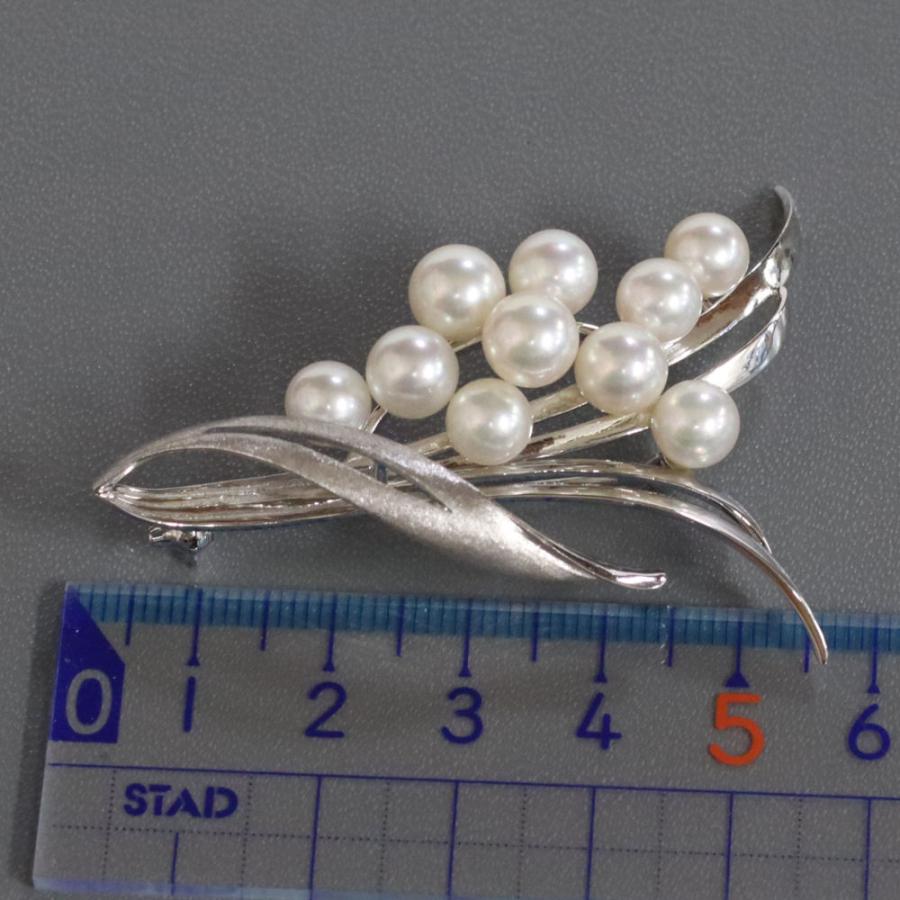 MIKIMOTO ミキモト K14WGパールブローチ 13.4g : 鴫原質店 MIKIMOTO ミキモト K14WGパールブローチ 13.4g : 鴫原質店