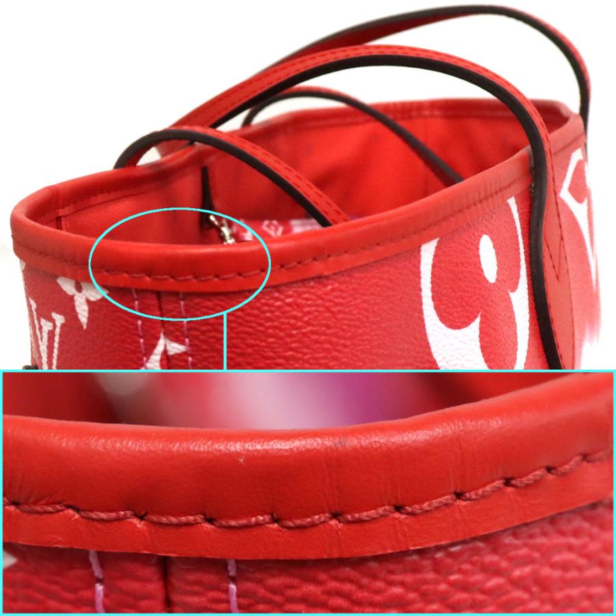 ルイ・ヴィトン LVエスカル ネヴァーフルMM(M45127)ルージュ トート