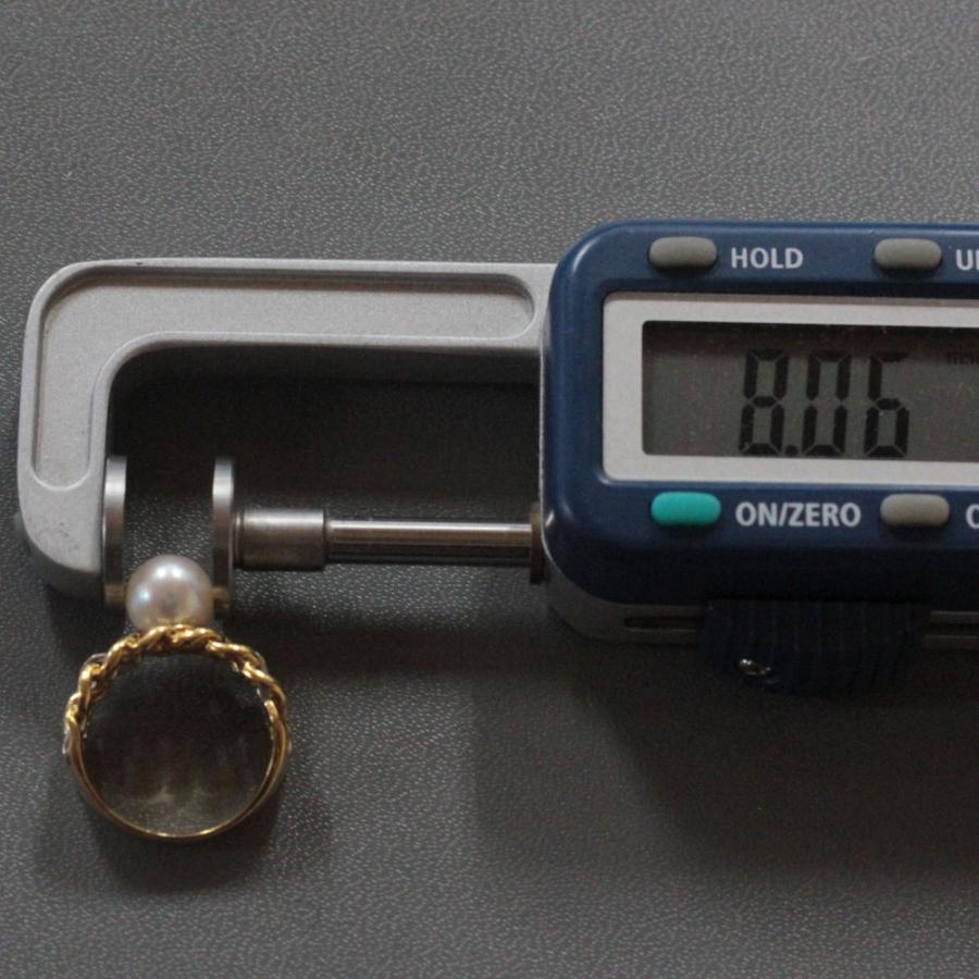 e.m. K18 パール リング 7号 e.m. K18 パール リング 7号