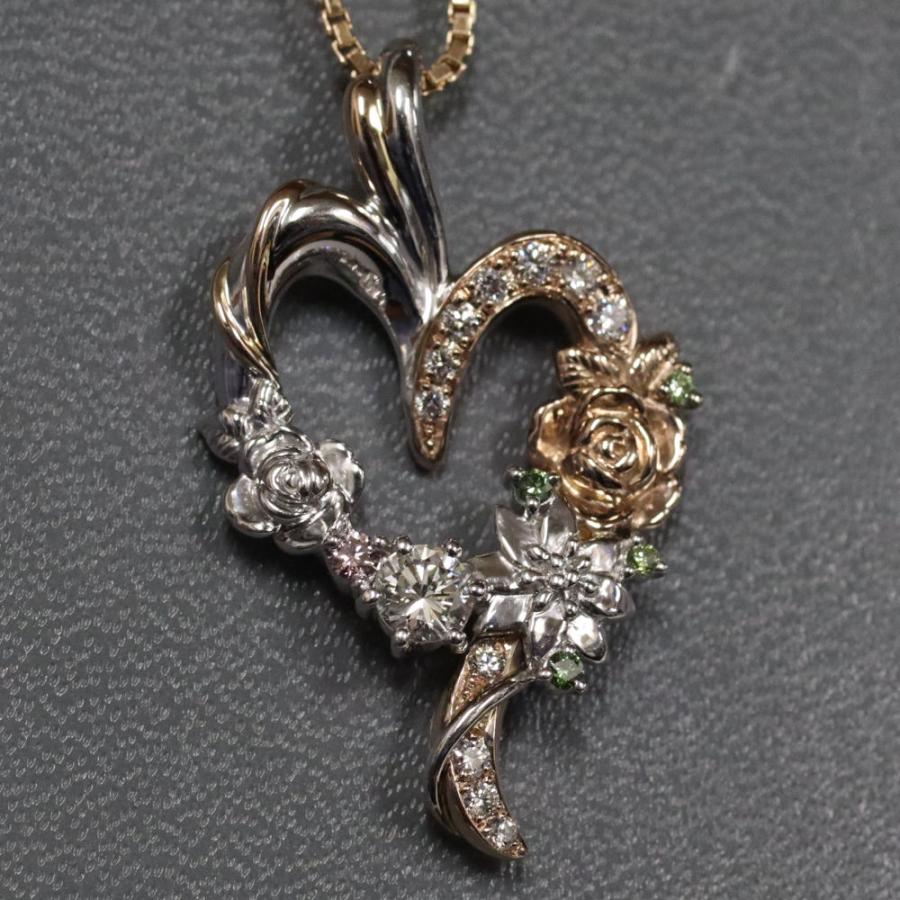 K.uno ケイウノ K18ダイヤモンドペンダント D0.204 D0.233 0.03 12.5g  