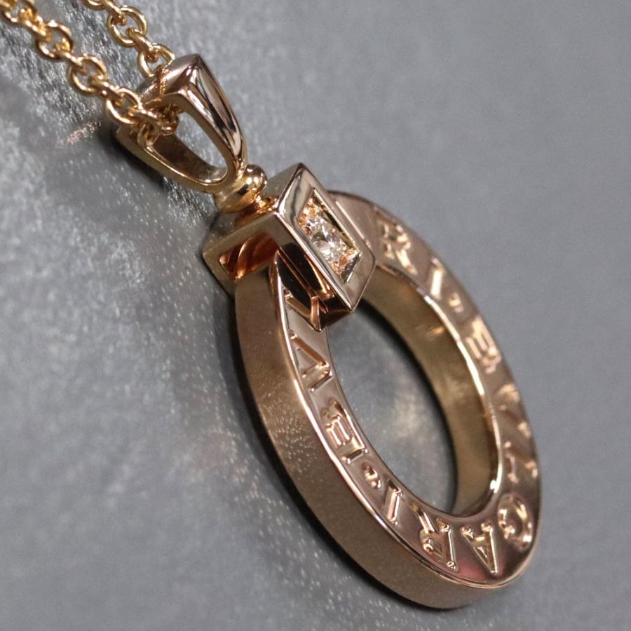 ブルガリ・ブルガリ ブルガリ ネックレス 344492 Au750PG D0.07 15.0g