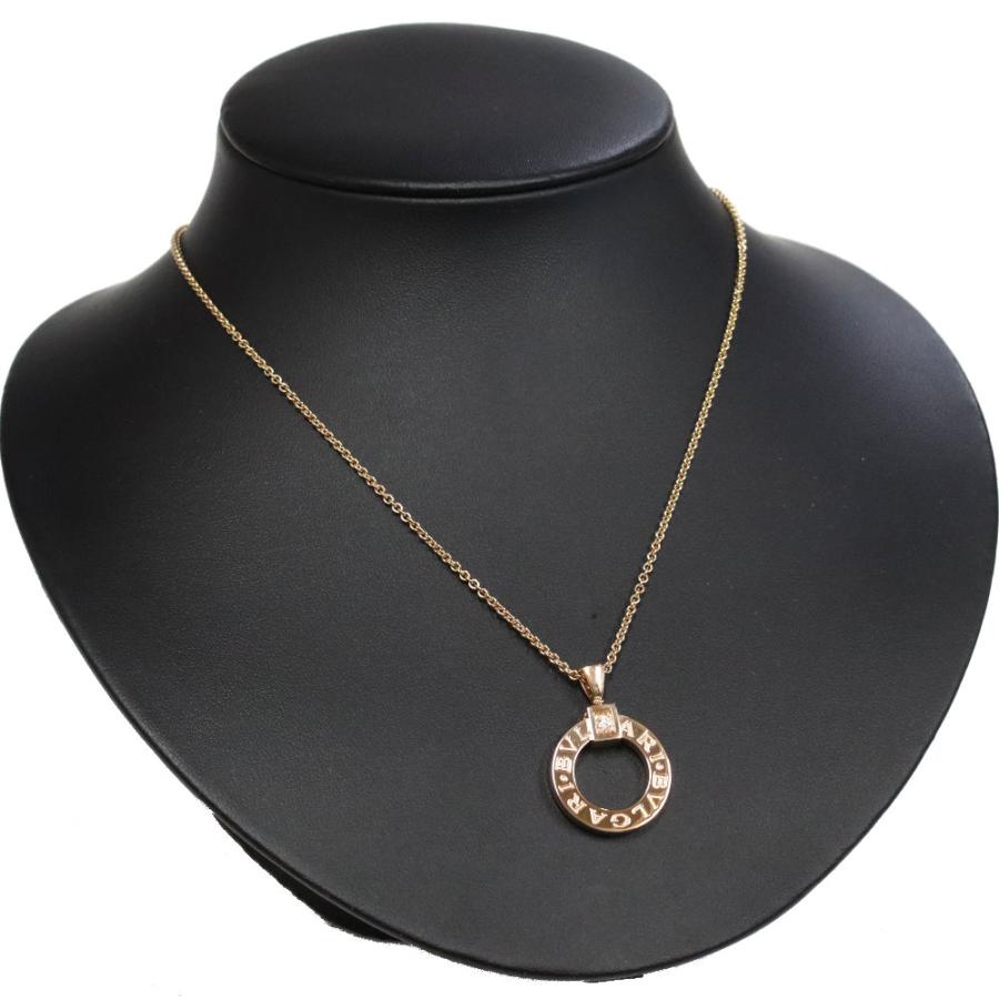 ブルガリ・ブルガリ ブルガリ ネックレス 344492 Au750PG D0.07 15.0g