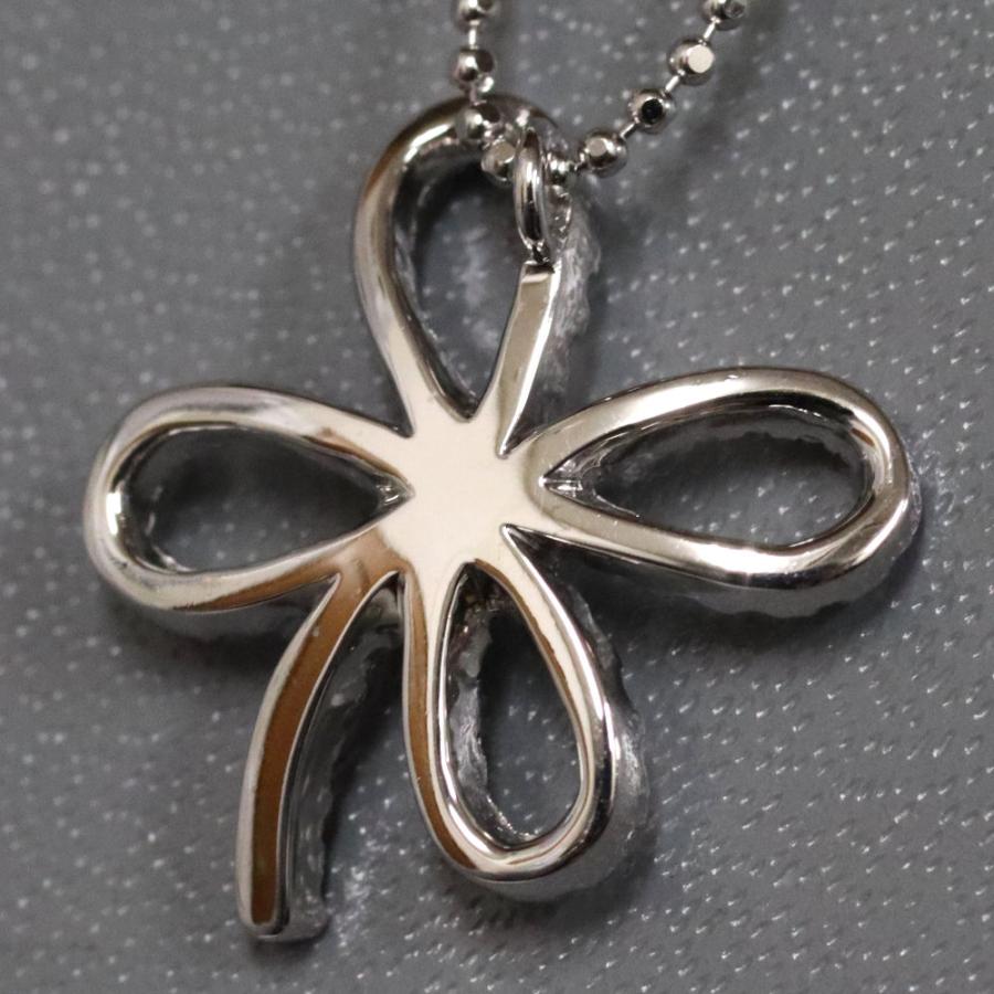 VENDOME ヴァンドーム K18WGダイヤモンドネックレス クローバー  