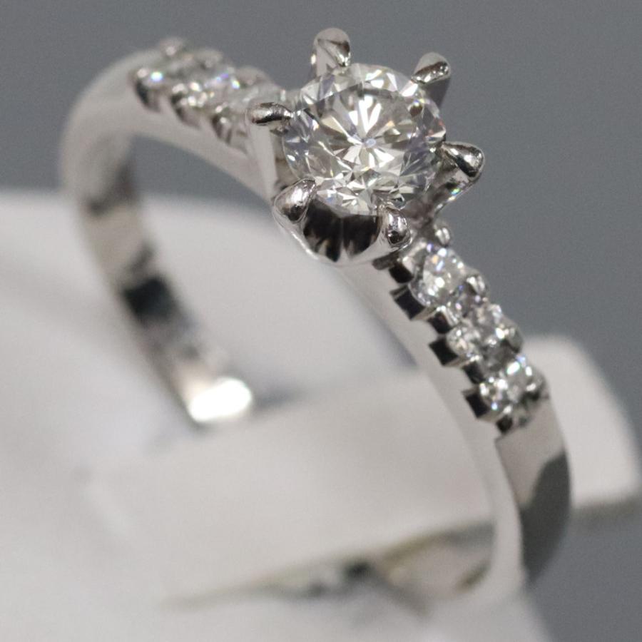 Pt900ダイヤモンドリング D0.501 D0.18 4.4g #16 : 鴫原質店 - 通販  