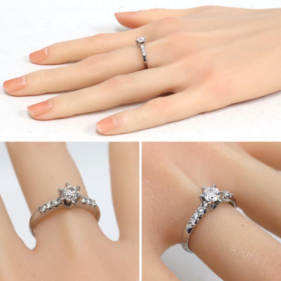 Pt900ダイヤモンドリング D0.501 D0.18 4.4g #16 : 鴫原質店 - 通販  