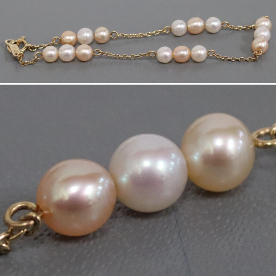 TASAKI タサキ K18ベビーパールブレスレット 3.2g : 鴫原質店 TASAKI タサキ K18ベビーパールブレスレット 3.2g : 鴫原質店
