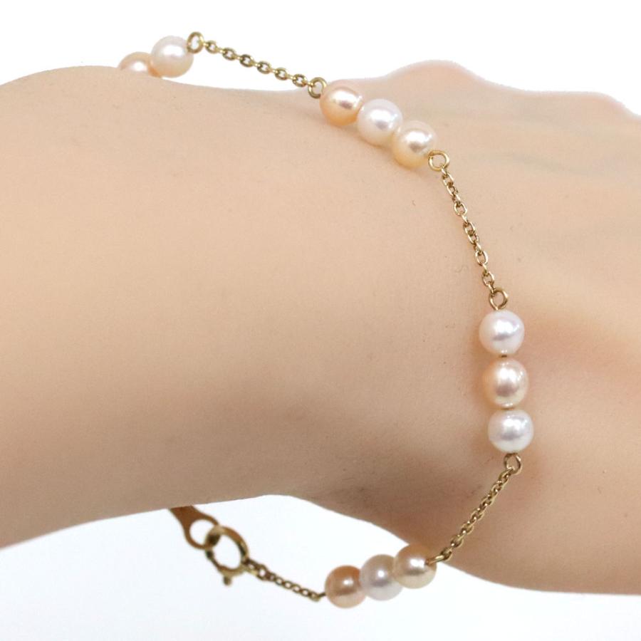 TASAKI タサキ K18ベビーパールブレスレット 3.2g : 鴫原質店 TASAKI タサキ K18ベビーパールブレスレット 3.2g : 鴫原質店