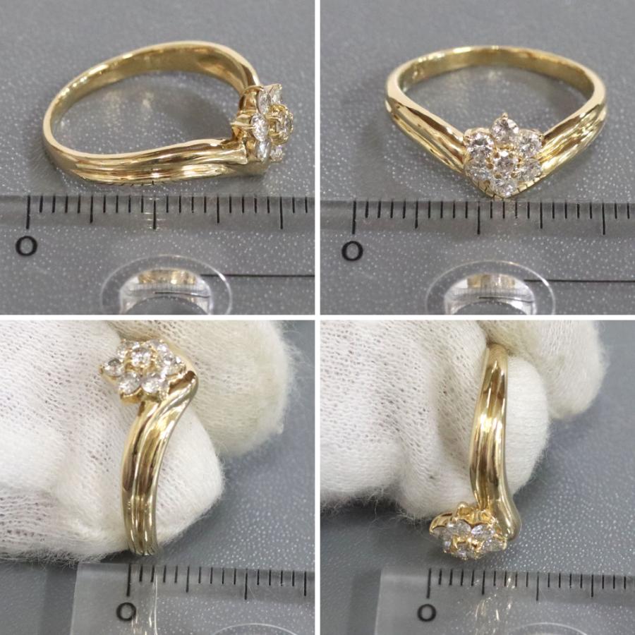 リメイク】K18YG ダイヤモンド リング 0.30CT K18ダイヤモンドリング