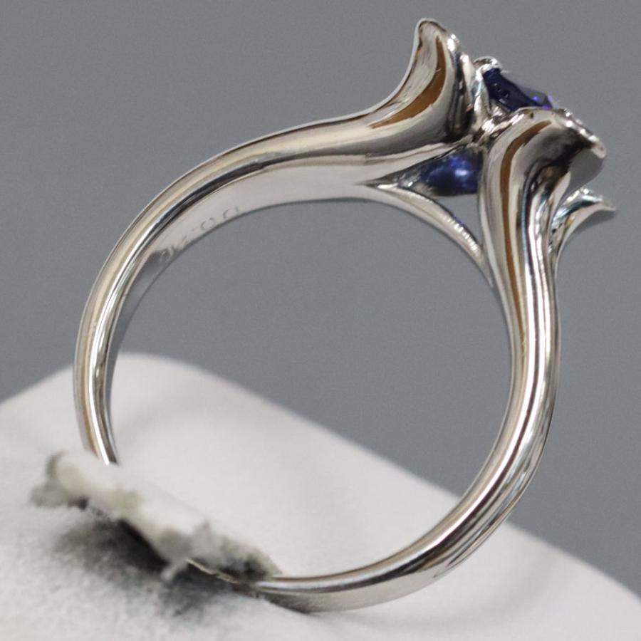 Pt900サファイアダイヤモンドリング S1.06 D0.20 10.2g #13 : 鴫原質店  