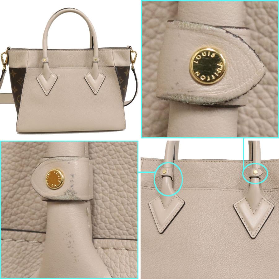 Louis Vuitton ベージュ モノグラム ハンドバッグ ルイ・ヴィトン オンマイサイドPM(M57729)モノグラム/グレージュ