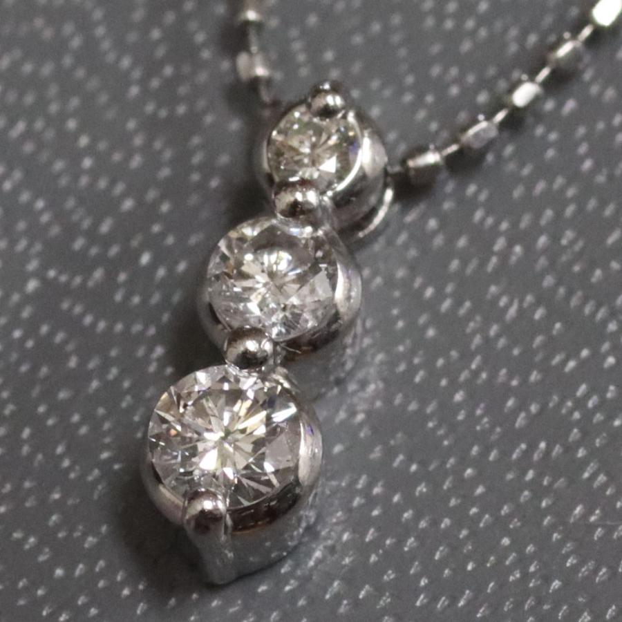 ELLE Pt900/850ダイヤモンドネックレス D0.23 2.9g : 鴫原質店 - 通販
