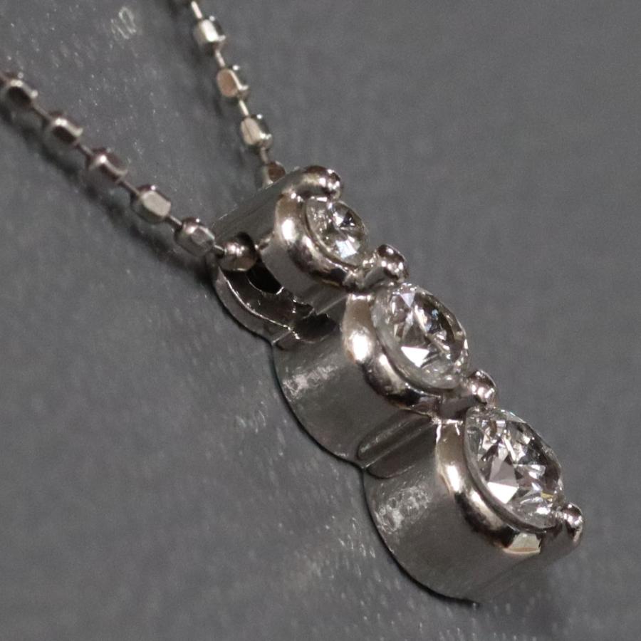 ELLE Pt900/850ダイヤモンドネックレス D0.23 2.9g : 鴫原質店 - 通販 