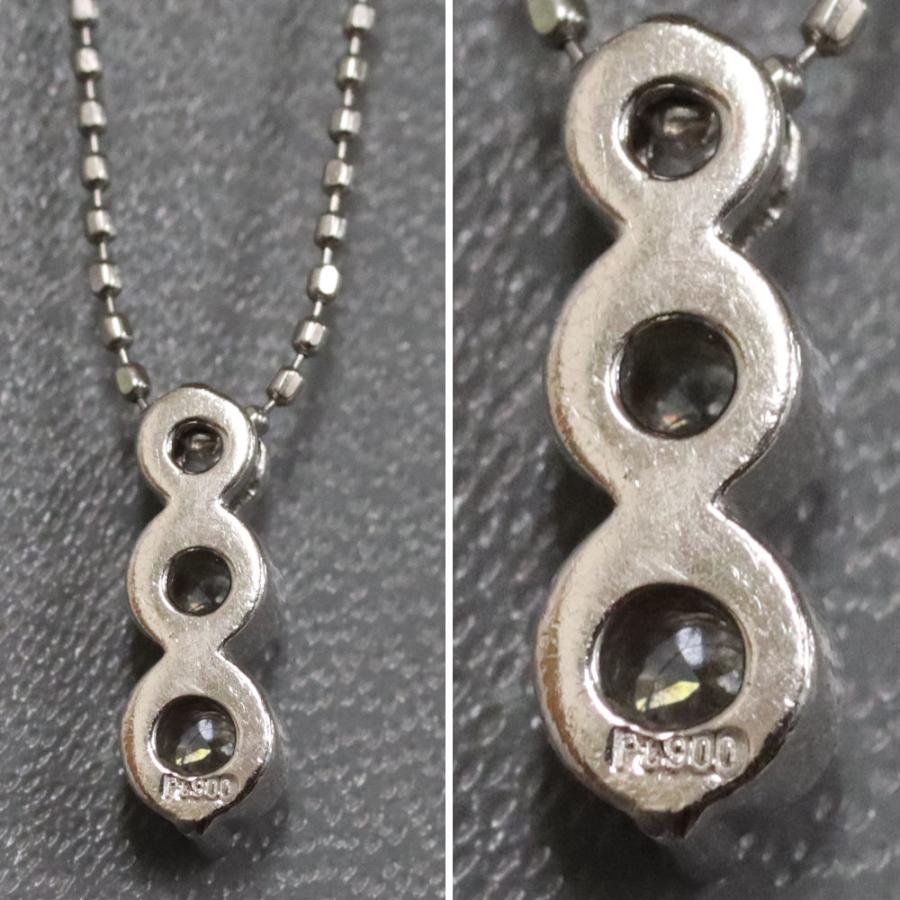 ELLE Pt900/850ダイヤモンドネックレス D0.23 2.9g : 鴫原質店 - 通販