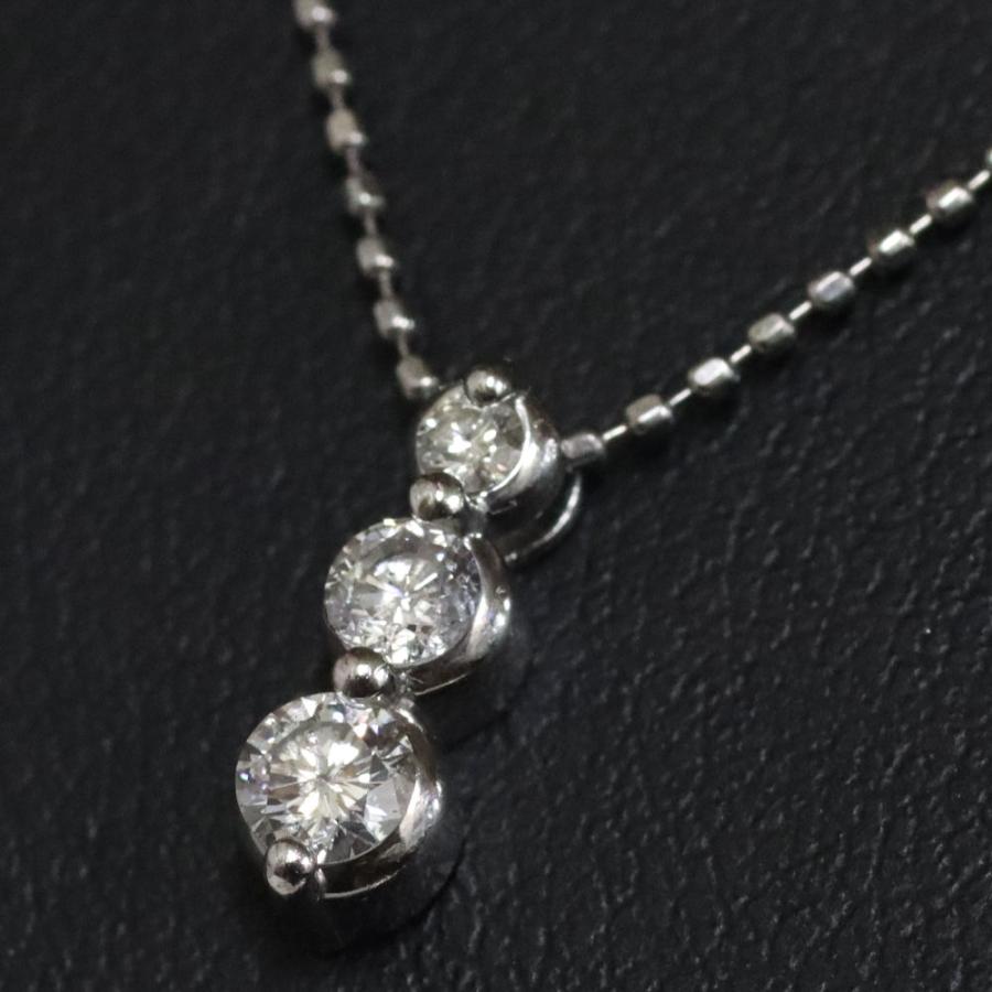 ELLE Pt900/850ダイヤモンドネックレス D0.23 2.9g : 鴫原質店 - 通販