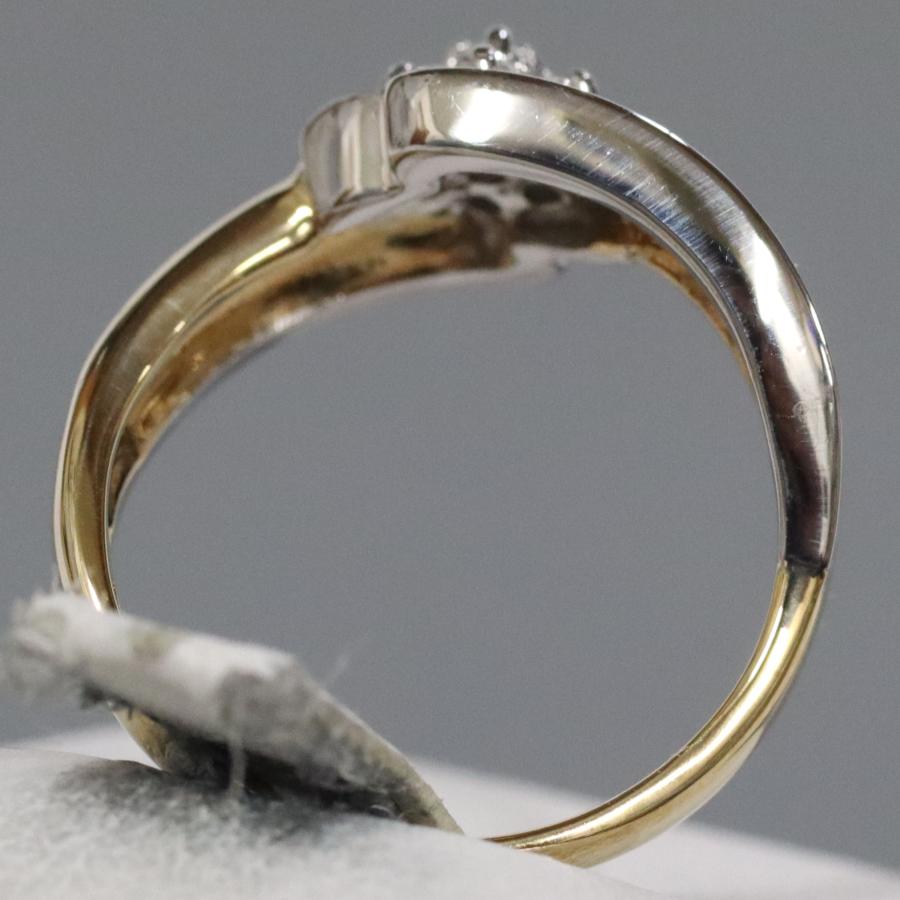 K18/Pt850ダイヤモンドリング D0.11 5.5g #9.5 : 鴫原質店 - 通販  