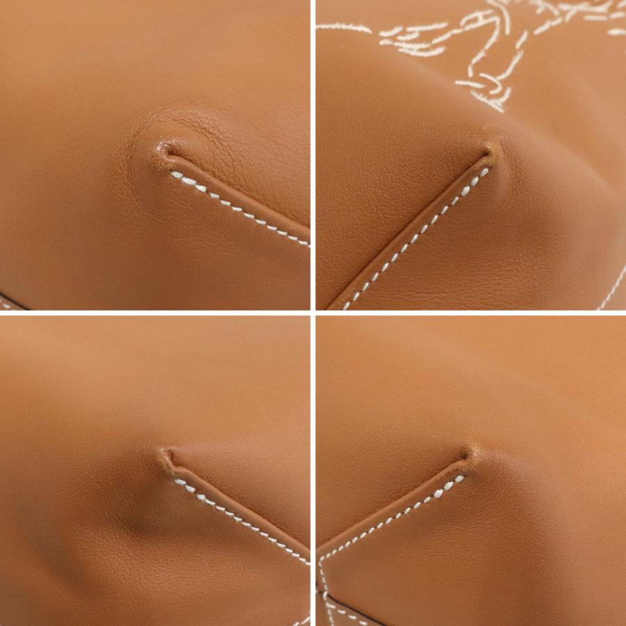 エルメス ドゥブルセンス36 刺繍 T刻印/ヴォースイフト/ゴールド/コル