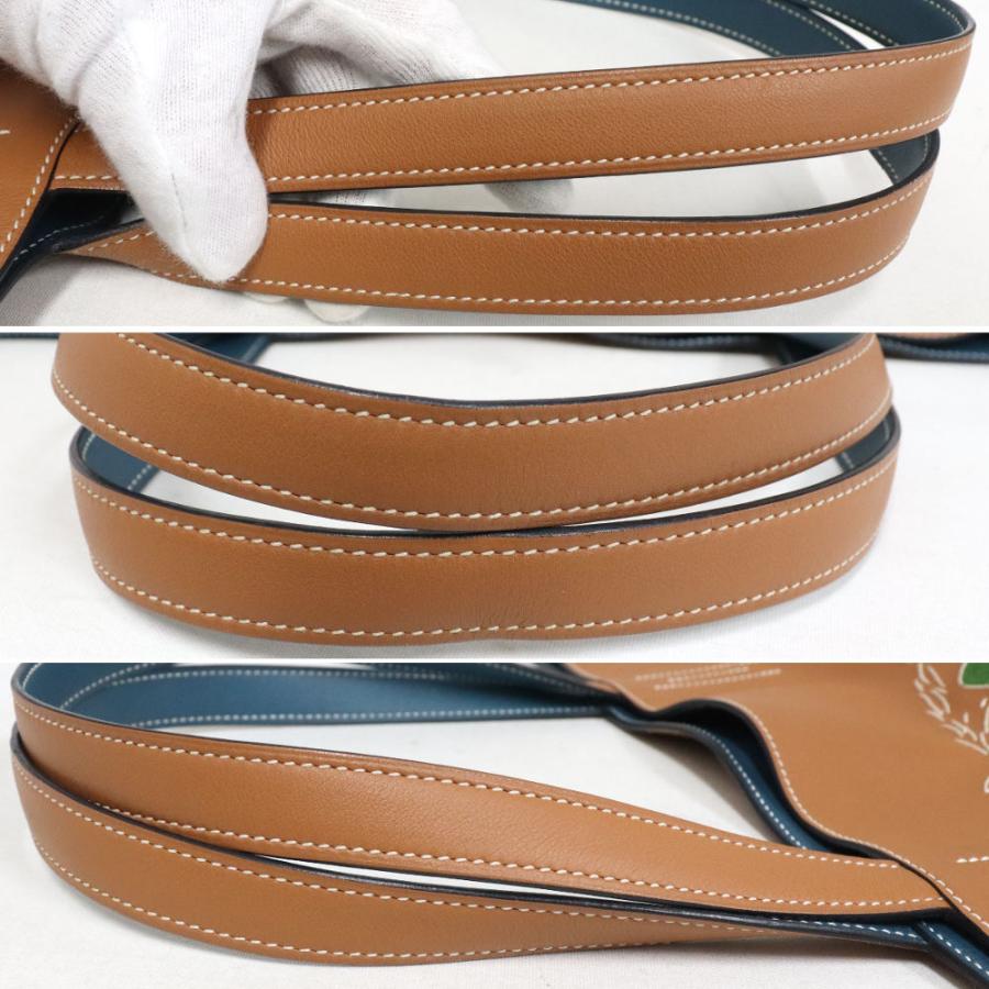 エルメス ドゥブルセンス36 刺繍 T刻印/ヴォースイフト/ゴールド/コル  