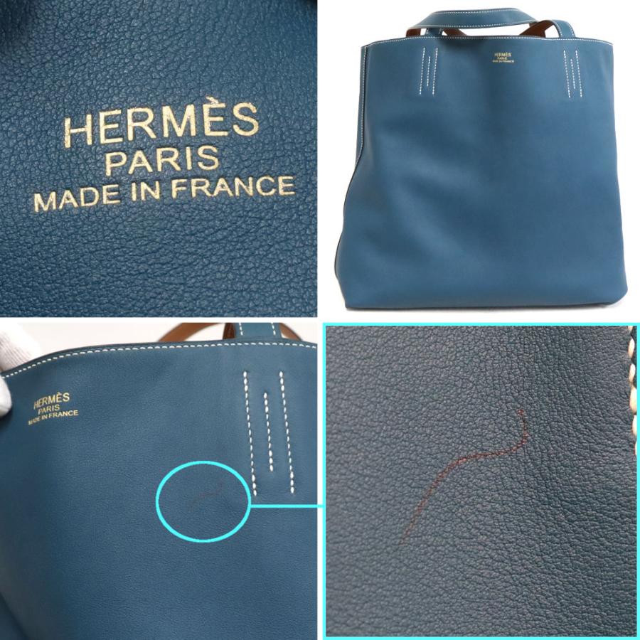 エルメス ドゥブルセンス36 刺繍 T刻印/ヴォースイフト/ゴールド/コル