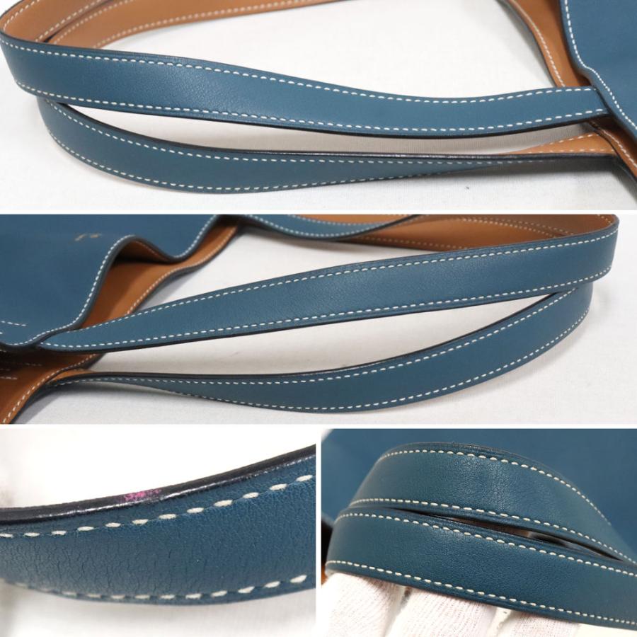 エルメス ドゥブルセンス36 刺繍 T刻印/ヴォースイフト/ゴールド/コル