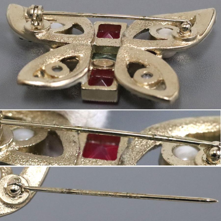 CHANELシャネル バタフライ ピンブローチ CHANEL（シャネル） バタフライパピヨン ブローチ A16 C : 鴫原質店