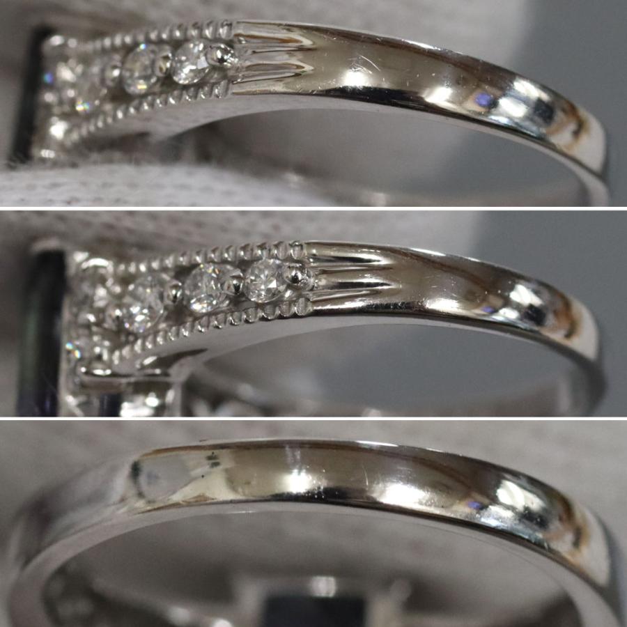 専用 Ptバイカラーゾイサイト ダイヤモンドリング プラチナ ダイヤ