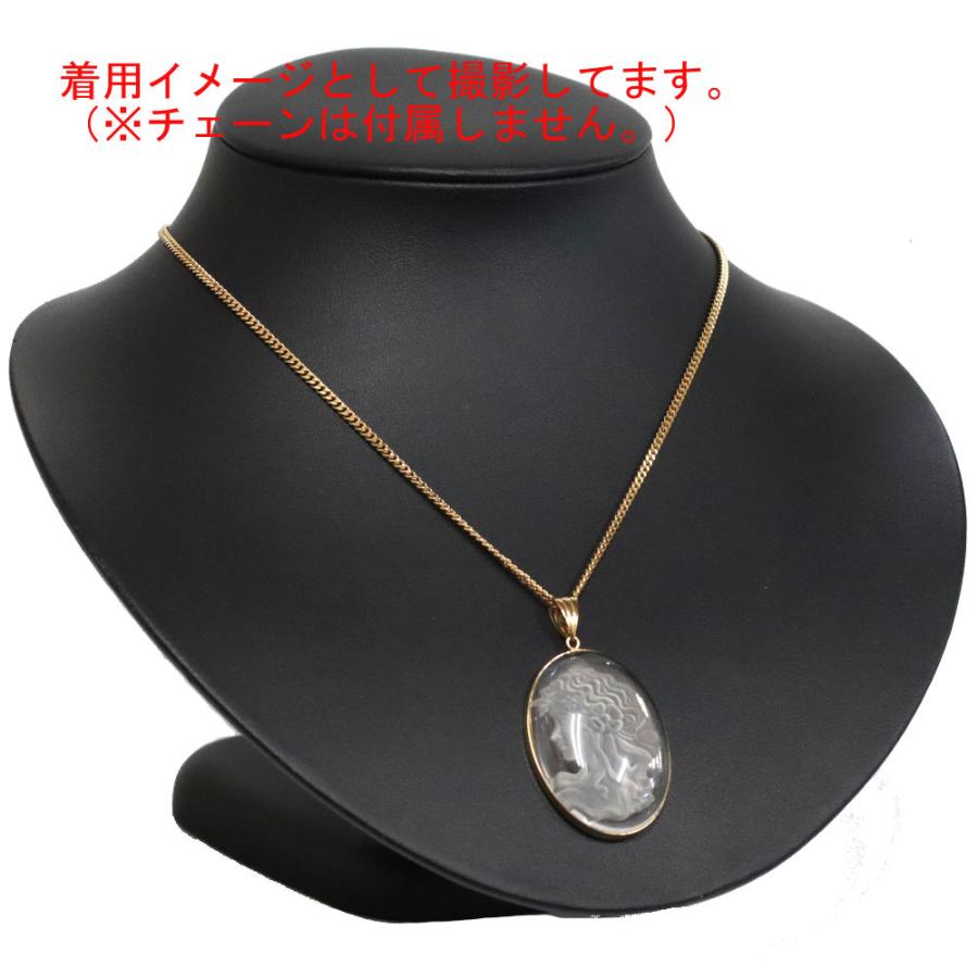 K18水晶ペンダントトップ 11.2g イエローゴールド クォーツ : 鴫原質店