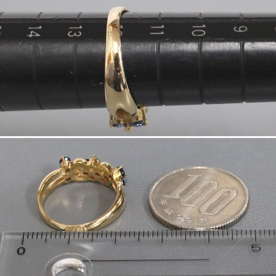 クリスチャンベルナール k18 サファイアリング　10号 CHRISTIAN AUJARD クリスチャン・オジャール K18サファイア