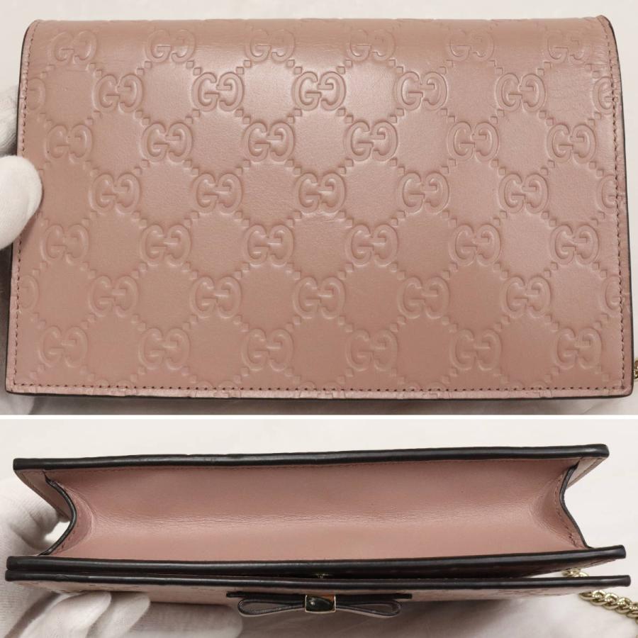 GUCCI（グッチ） チェーン ショルダー ウォレット(431408)リボン