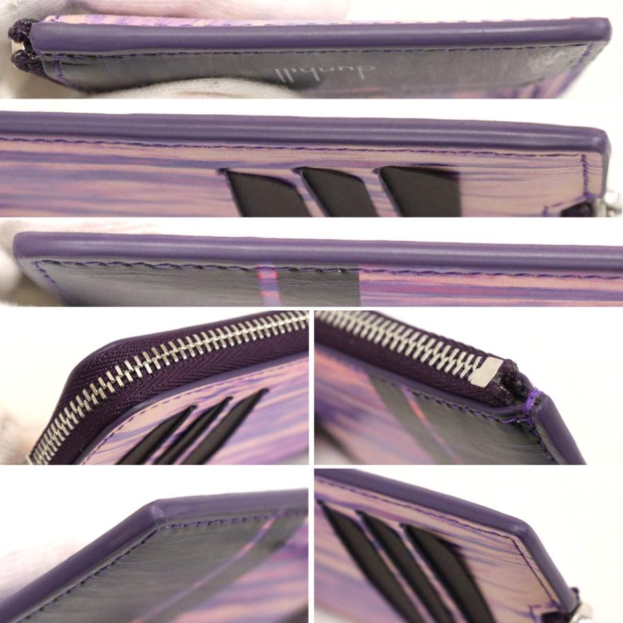 dunhill（ダンヒル） ジップカードケース(DU22R210ZMP530R) パープル