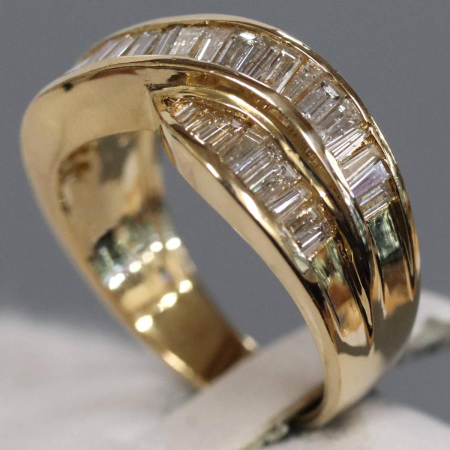 K18プチダイヤモンドリング　11号ぐらい K18プチダイヤモンドリング 11号ぐらい K18ダイヤモンドリング D1.00