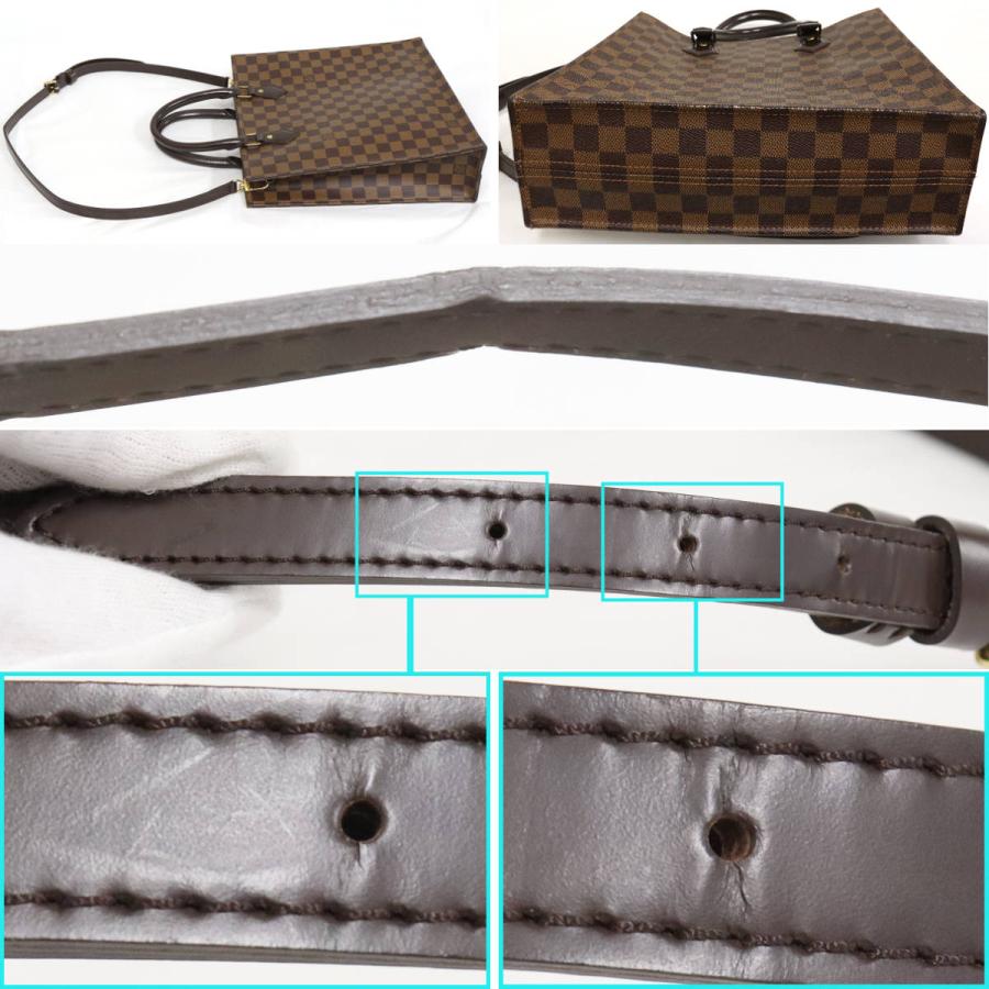 ルイヴィトン サックプラ PM(N41226)ダミエ・エベヌ ショルダーバック