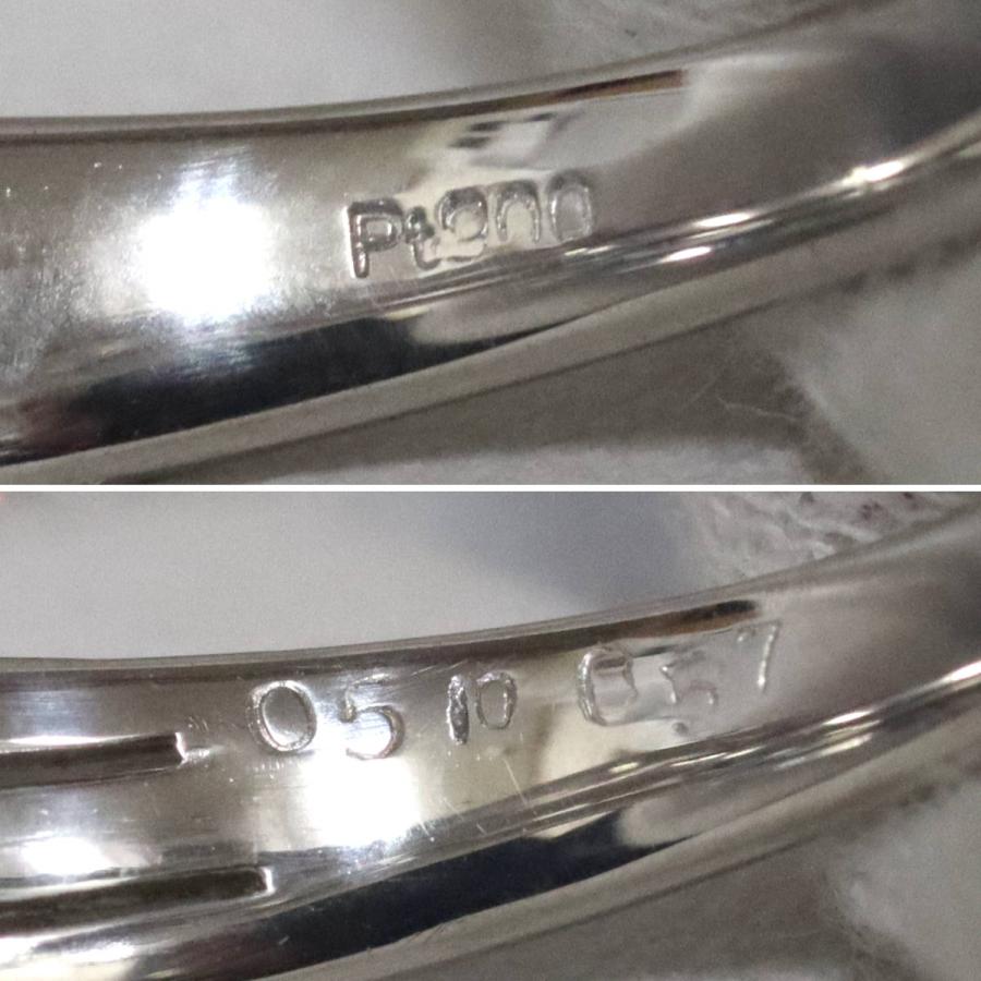 Pt900ダイヤモンドリング D0.51 D.057 7.3g #16 プラチナ : 鴫原質店