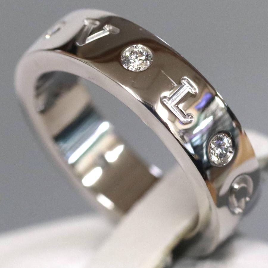 BVLGARI（ブルガリ） 750(WG)リング ローマンソルベ 8.9g ＃9.5(#50 