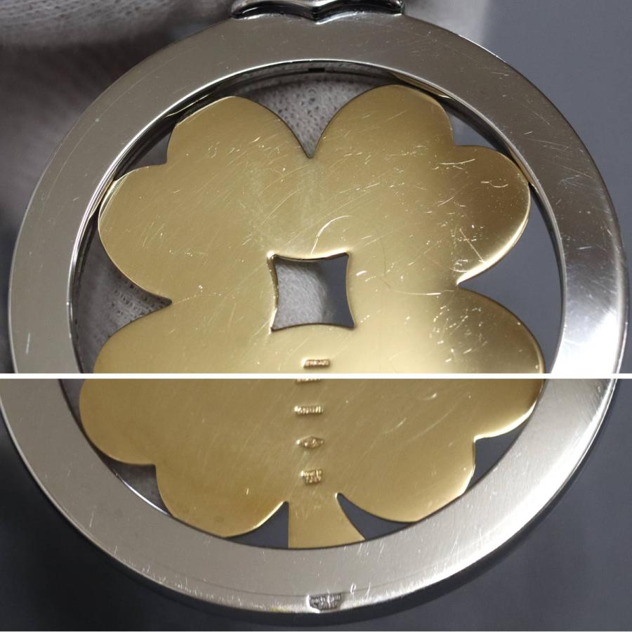 BVLGARI（ブルガリ） 750/SSトンドクローバーペンダントトップ 26.3g