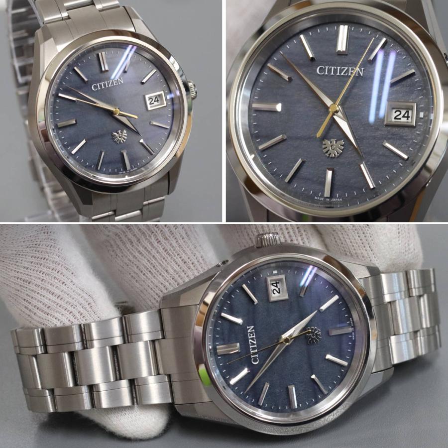 The CITIZEN ザ・シチズン 100周年限定モデル 藍染和紙文字盤(AQ4100