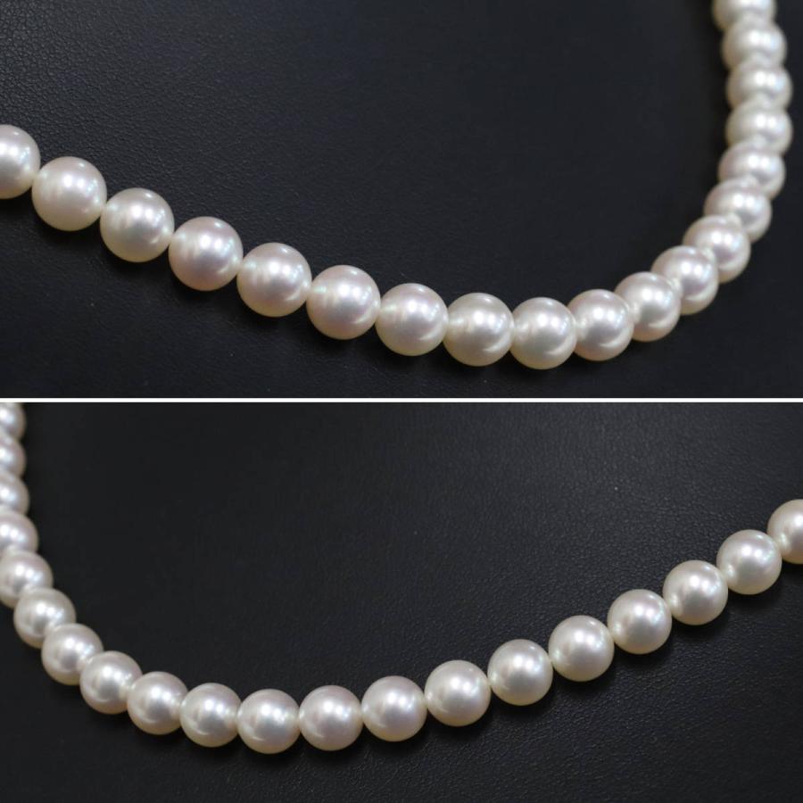 MIKIMOTO（ミキモト） パールネックレス シルバー金具 約7.1-7.3mm