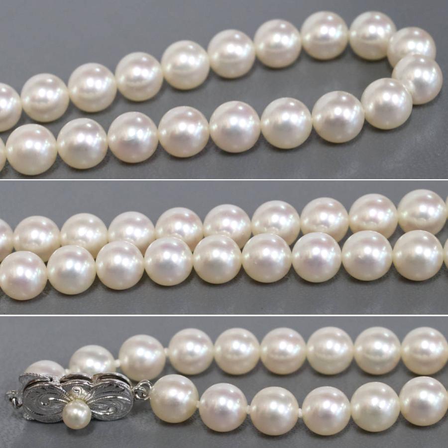MIKIMOTO（ミキモト） パールネックレス シルバー金具 約7.1-7.3mm