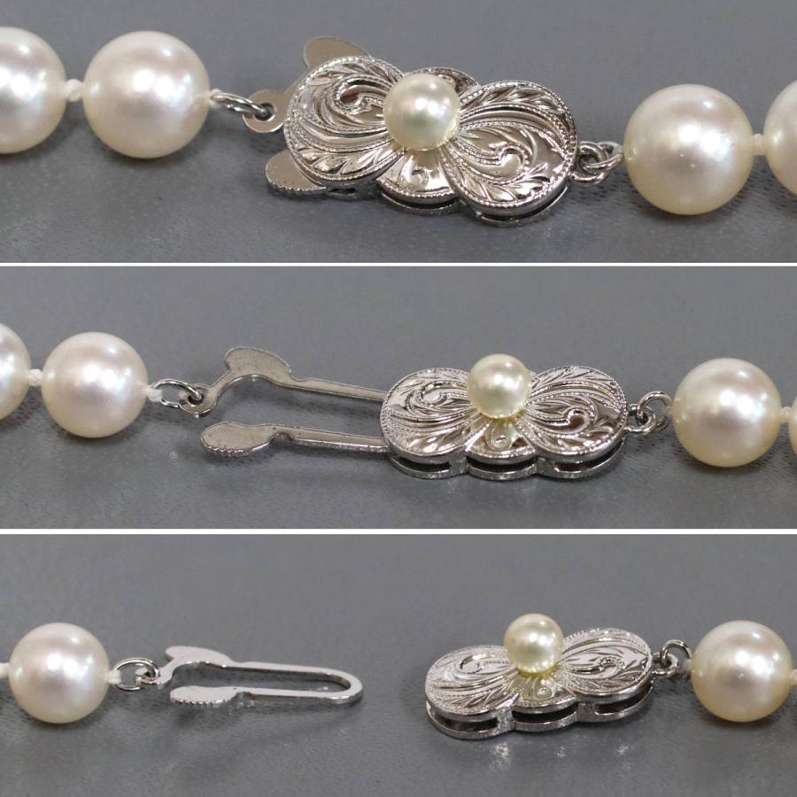 MIKIMOTO（ミキモト） パールネックレス シルバー金具 約7.1-7.3mm