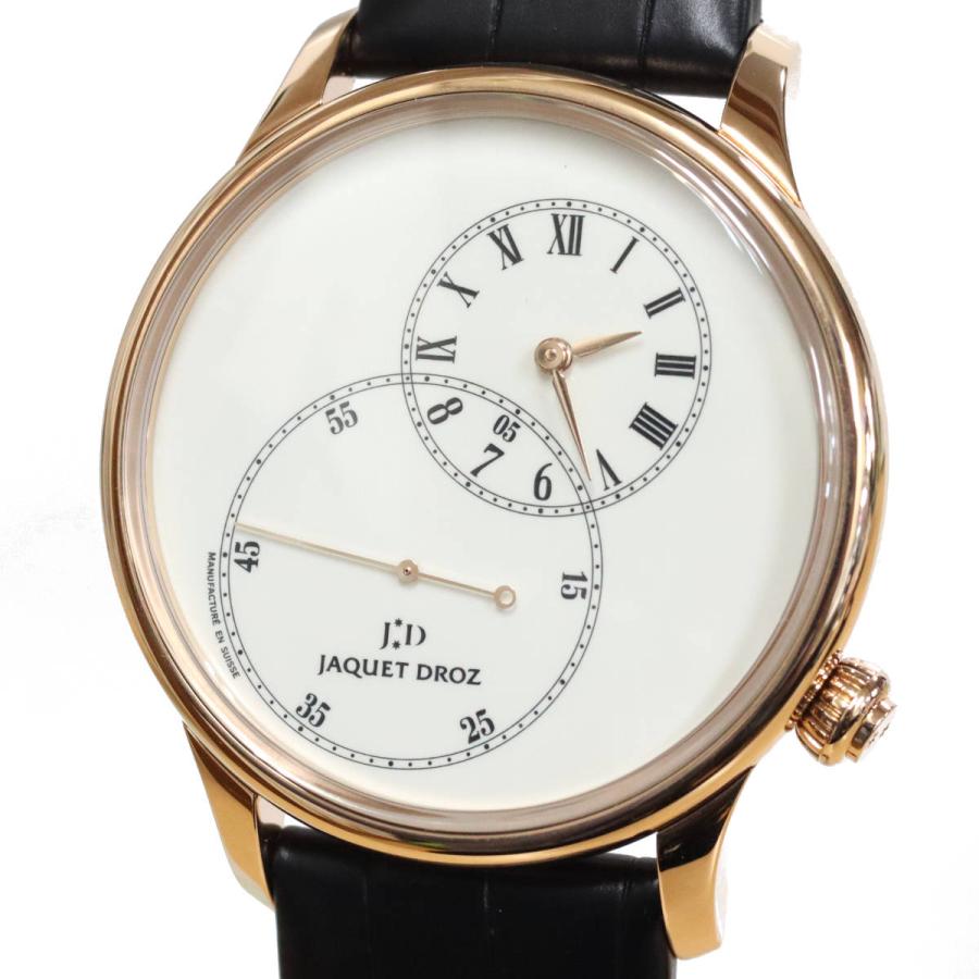 ジャケドロー グランセコンド オフセンター アイボリー エナメル(J006033200)K18レッドゴールド JAQUET DROZ（ジャケ・ドロー） グランセコンド オフセンター